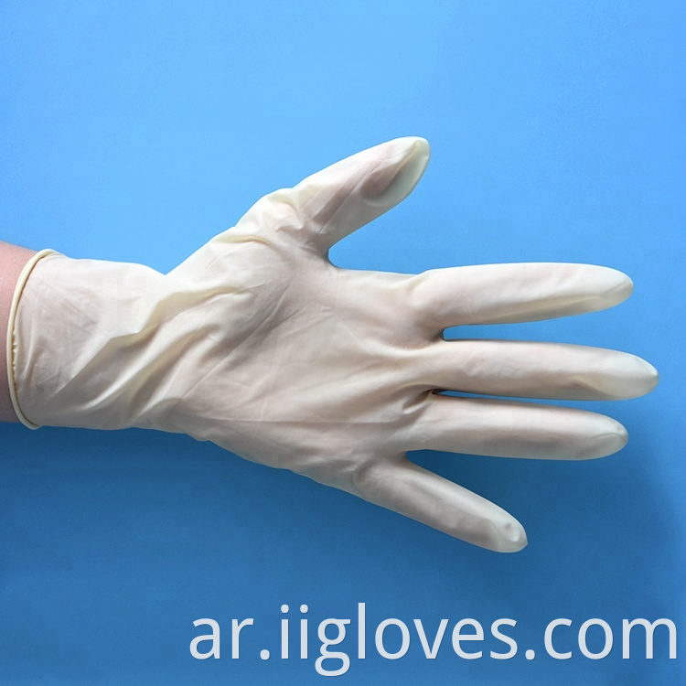 البيع بالجملة عالية الجودة غير الحريرية 100 PCS/Box White Medical Lab Lail Sexitable Latex Gloves Powder Free